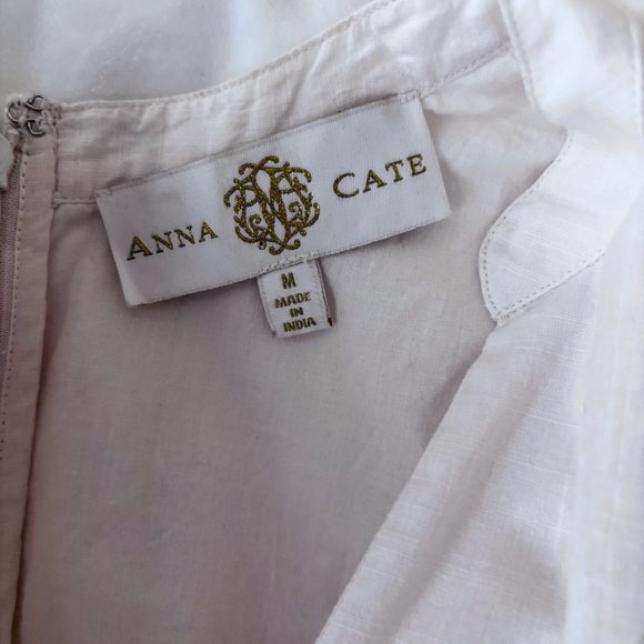 Anna Cate Becca Embroidered Blouse Medium Coastal Grandma Tuckernuck - Picture 6 of 8